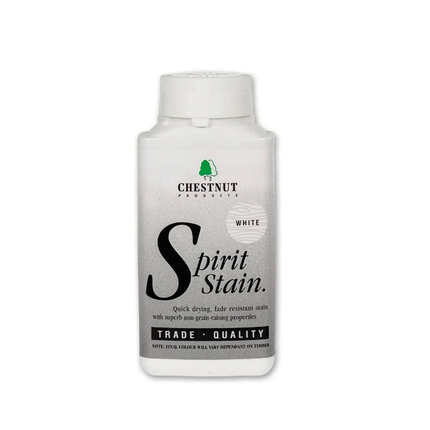 spirit stain white chestnut 250 ml.
