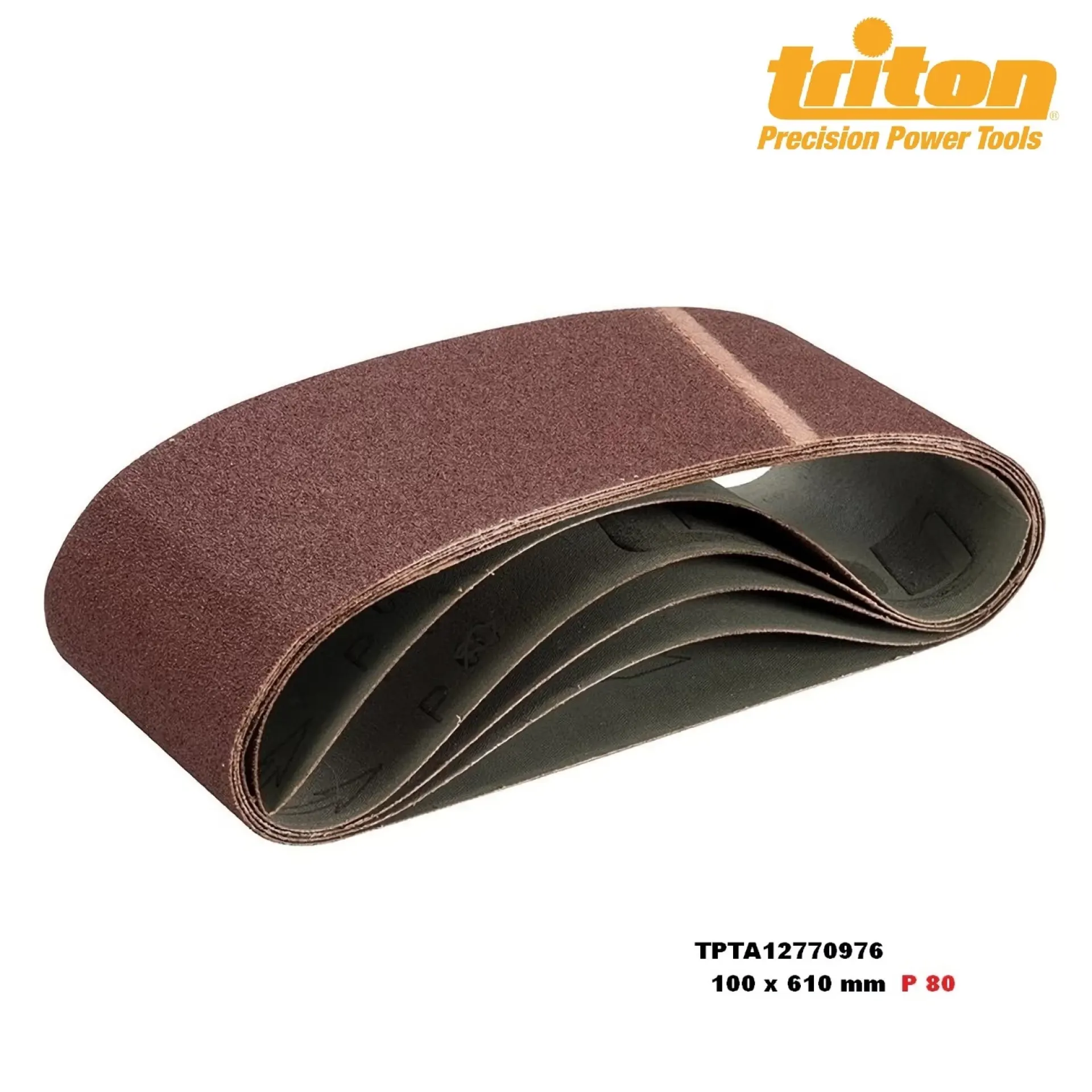 schuurband P80 Triton 100 x 610 mm.